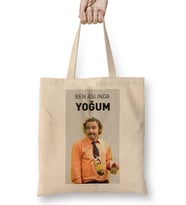 Burhan Altıntop Avrupa Yakası Bez Çanta Uzun Saplı
