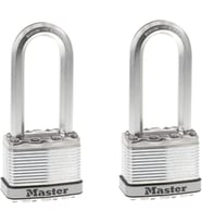 Master Lock M5Xtlj Magnum Asma Kilit, Anahtarlı, 2 Adet, Aynı Anda Kapanır