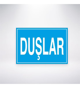 Duşlar 21x28 Arkası Yapışkanlı Levha