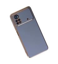 Newface Xiaomi Poco X4 Pro 5G Kılıf Volet Silikon - Mavi