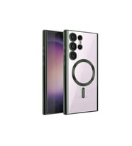 Samsung Galaxy S22 Ultra Kılıf Kross Magneticsafe Kapak - Koyu Yeşil