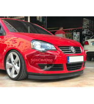 Vw Polo Mk4 - 4.5 2002-2008 Uyumlu Astra H lip Esnek Ön Lip 2 Parça Tampon Altı Dil Karlık Ön Ek