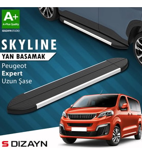 Peugeot Expert 3 Uzun Şase Skyline Aluminyum Yan Basamak 243 Cm 2016 Üzeri A+ Kalite