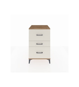 Kronos Komodin 3 Çekmeceli 60x59x96 Çam-Aytaşı