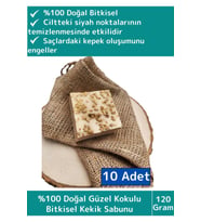 Özel %100 Doğal Bitkisel Güzel Kokulu El Yüz Saç Vücut Cilt Orijinal Kekik Sabunu 120 Gram 10 Adet