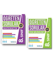 PRUVA AKADEMİ YAYINLARI 8.SINIF ÖĞRETEN SORULAR MATEMATİK + FEN BİLİMLERİ