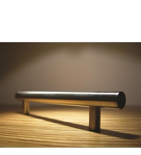 Paslanmaz Çekmece Kapak Dolap Kulpu - 2 Adet 224 MM (Gri)