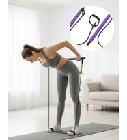 Pilates Bar Direnç Aleti Duruş Geliştirici ve Kas Güçlendirici