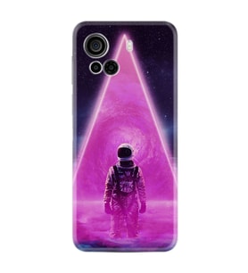 Casper Via F30 Kılıf Resimli Desenli Silikon Platinium Series Astronot 519