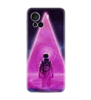 Casper Via F30 Kılıf Resimli Desenli Silikon Platinium Series Astronot 519
