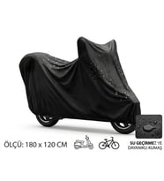 Motosiklet ve Scooter Koruma Brandası – Su ve Toz Geçirmez 180x120 cm