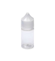 30ml plastik şeffaf gorilla şişe beyaz kapaklı şişe, 24 adet, plastik şişe, likit şişesi, iğne uçlu şişe, sıkıma uygun yumuşak şişe, şeffaf şişe