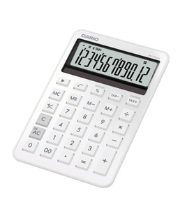 Casio MS-200DQ-WE 12 Hane Beyaz Üstü Hesap Makinesi