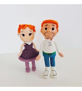 Jetgiller Ailesi, Anne ve baba- George, june (ÇokluRenk)