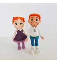 Jetgiller Ailesi, Anne ve baba- George, june (ÇokluRenk)