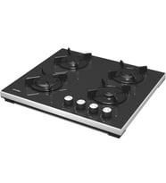 Simfer T3031 4 Gözü Gazlı Set Üstü Cam Ocak - Siyah