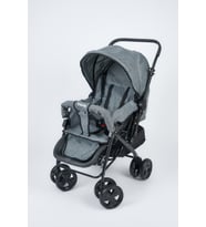 Tois Baby Ocean Pro Tam Yatar Çift Yönlü Bebek Arabası (Gri)