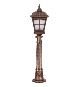 AVONNI BSU-68045-BKR-OP Kahverengi Boyalı Dış Mekan Aydınlatma E27 Aluminyum Cam 23cm