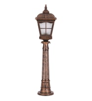 AVONNI BSU-68045-BKR-OP Kahverengi Boyalı Dış Mekan Aydınlatma E27 Aluminyum Cam 23cm