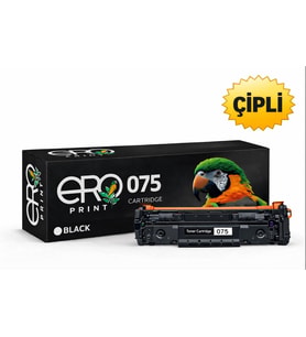 Canon CRG-075BK Çipli Muadil Toner