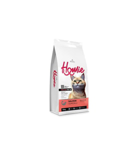 Homie Düşük Tahıllı Somonlu Yetişkin Kedi Maması 12 Kg (Kahverengi)