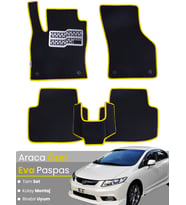 HONDA CİVİC FB7 SEDAN (2012-2015) Uyumlu EVA Paspas Tam Set–Araca Özel Tasarım,Su Geçirmez
