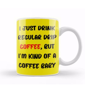 CAT Funny Coffee Drinks Art Lover Gift Quote   Vintage Retro Rainbow Style Kupa Bardak Porselen