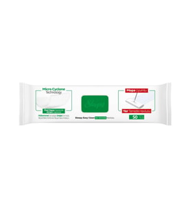 Sleepy Easy Clean Beyaz Sabun Katkılı Mopa Uyumlu Yer Temizlik Havlusu 50 Yaprak - Standart