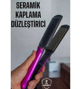 Seramik Kaplama Isı Ayarlı Yıpranma Karşıtı Saç Düzleştirici