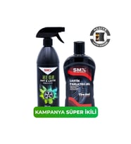 Neon Jant & Lastik Temizleyici 750 ml.+ Jel Lastik Parlatıcı 500 Ml + Sünger Hediye