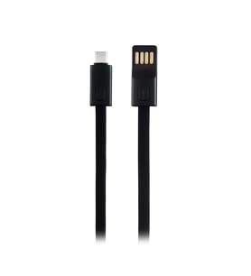 MF Product Jettpower 0047 Metal Başlıklı Örgülü 3A Micro Usb Hızlı Şarj Kablosu 20 cm Siyah