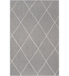 Eliana Home Baskılı, Yıkanabilir Kaymaz Taban Salon Halısı LNA1269 100x150 cm (Gri)