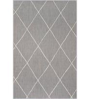 Eliana Home Baskılı, Yıkanabilir Kaymaz Taban Salon Halısı LNA1269 100x150 cm (Gri)