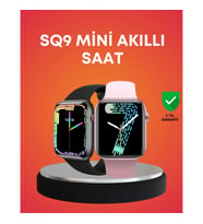 Mey İthalat® Akıllı Saat AMOLED Dokunmatik Ekran Nabız Uyku ve Adım Takibi