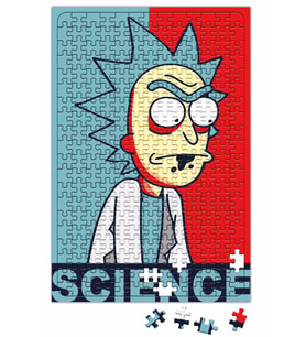 Rickz Genius Pickles Heinz Rick And Morty Puzzle 240 Parça