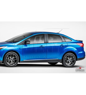 Ford Focus 3 SD Kapı Koruma Çıtası Krom 2011-2018