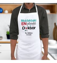 Kişiye Özel Doktor Eşe Hediye Mutfak Önlüğü