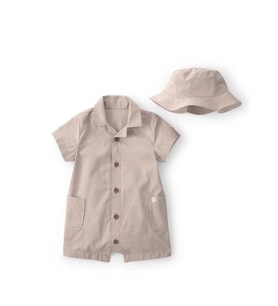 Carter's Erkek Bebek Kısa Tulum 1u590910 Bej