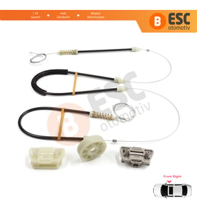 Chrysler 300 2005-2010 Dodge Charger LX 2006-2010 Magnum 2005-2008 İçin Ön Sağ Cam Kriko Tamir Seti