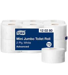 Tork Mini Jumbo Tuvalet Kağıdı İleri Düzey 12x170 Mt. (120280)