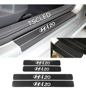 i20 Karbon Kapı Eşiği Kaplama Sticker (4 Adet) zz85