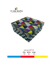 23x23x10 Hediyelik Kutu Kraft Kutu Karton Kutu YIlbaşı Kutusu Pasta Kutusu Kargo Kutusu (10 ADET)