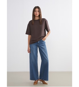 LCW Jeans İndigo Wideleg Kadın Jean Pantolon