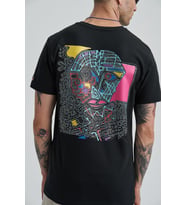 Beginning Composition Erkek Baskı Taş T-Shirt (Siyah)