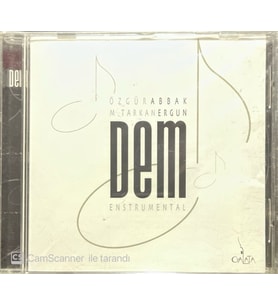 (Plak Değildir KASET tir) CD Özgür Abbak M. Tarkan Ergun Dem Enstrumental Açılmamış Jelatininde CD