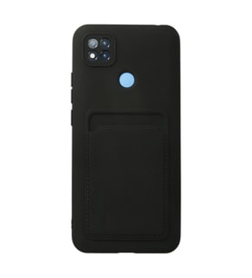 Xiaomi Redmi 9c Kılıf Kelvin Kartvizitli Silikon - Siyah