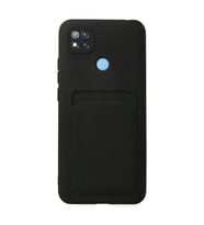 Xiaomi Redmi 9c Kılıf Kelvin Kartvizitli Silikon - Siyah