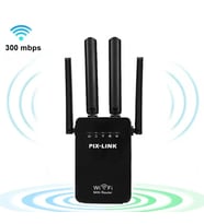 300Mbps Uzun Menzilli WiFi genişletici 4 harici anten ile 2.4Ghz Kablosuz Sinyal Güçlendirici