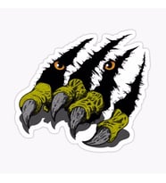 Pençe Kaplan Araba Oto Sticker Yapıştırma Etiket 17CM t22