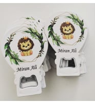 Sevimli Aslan Balon Açacak Magnet